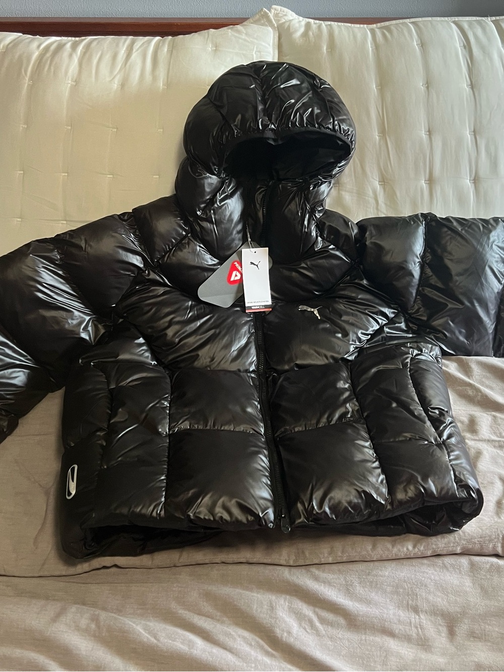 Mens puma pumatech x puffer jacket (632162 01) size small